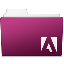 Adobe InDesign Folder Icon 128x128 png